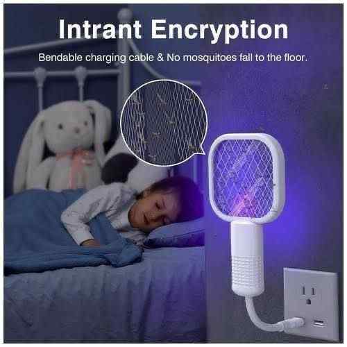 USB Portable Mini Mosquito Racket with UV Light