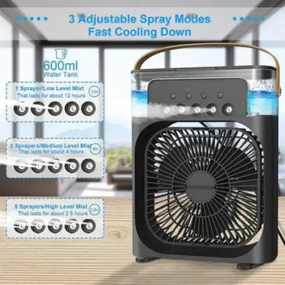 3-in-1 Portable Air Cooler Fan, Humidifier & Mist Maker