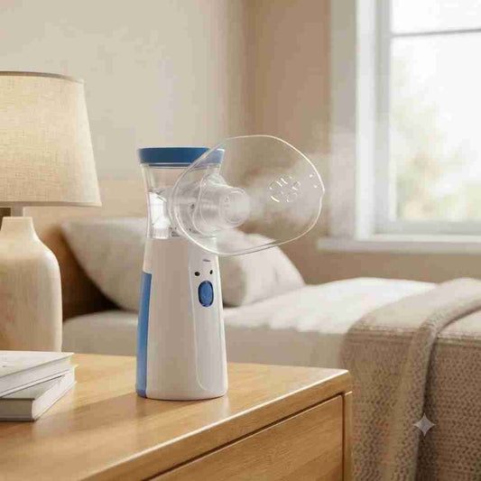 Portable Mesh Nebulizer Machine – Rechargeable & Compact