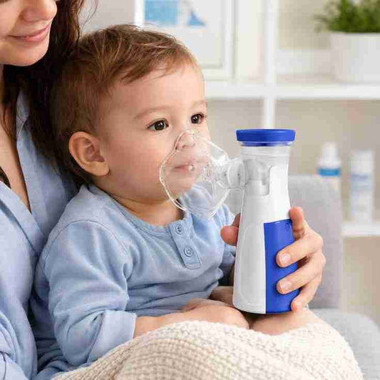 Portable Mesh Nebulizer Machine – Rechargeable & Compact