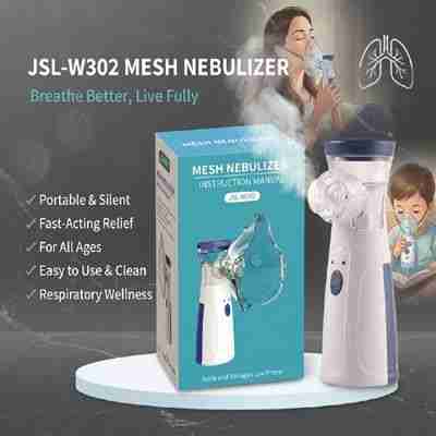 Portable Mesh Nebulizer Machine – Rechargeable & Compact