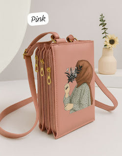 Beautiful Ladies Bag – 3 Zipper