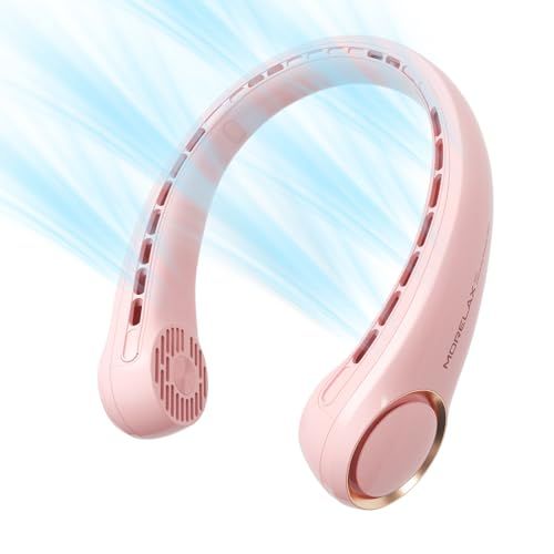 Mini Portable Neck Fan – Hands-Free Cooling, USB Rechargeable