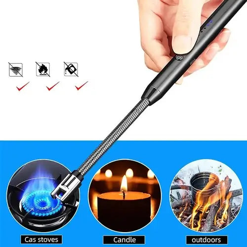 Premium Electric Lighter – Rechargeable Arc, Safe & Stylish