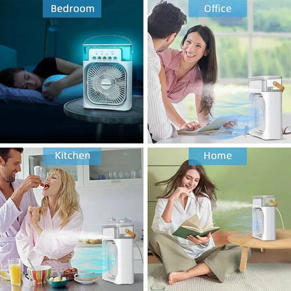 3-in-1 Air Cooler Fan, Humidifier & Mist Maker | USB Powered | Without Charging