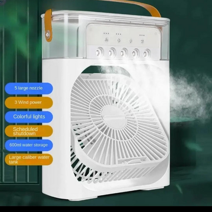 3-in-1 Air Cooler Fan, Humidifier & Mist Maker | USB Powered | Without Charging