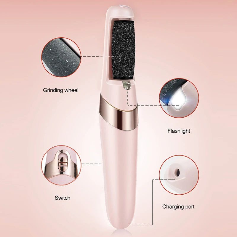 Electric Foot File Callus Remover – Rechargeable Pedicure Tool for Soft & Smooth Feet