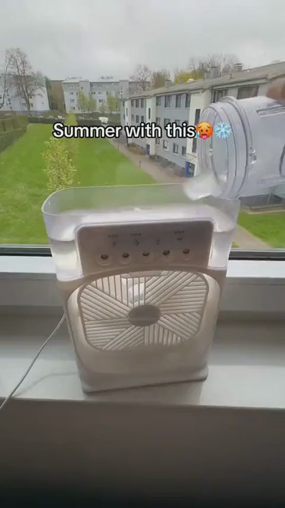 3-in-1 Air Cooler Fan, Humidifier & Mist Maker | USB Powered | Without Charging